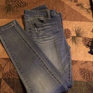 Size 4 time & tru high rise skinny leg jeans